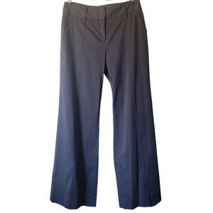 BCBGMaxaria Wide Leg Mid Rise Flat Front Dress Pant Old Money Slacks Size 04